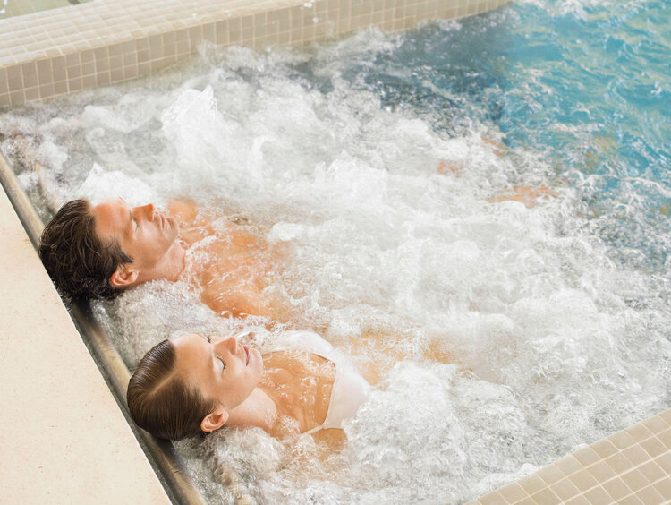 Bubble Beds in a Hydrotherapy Pool