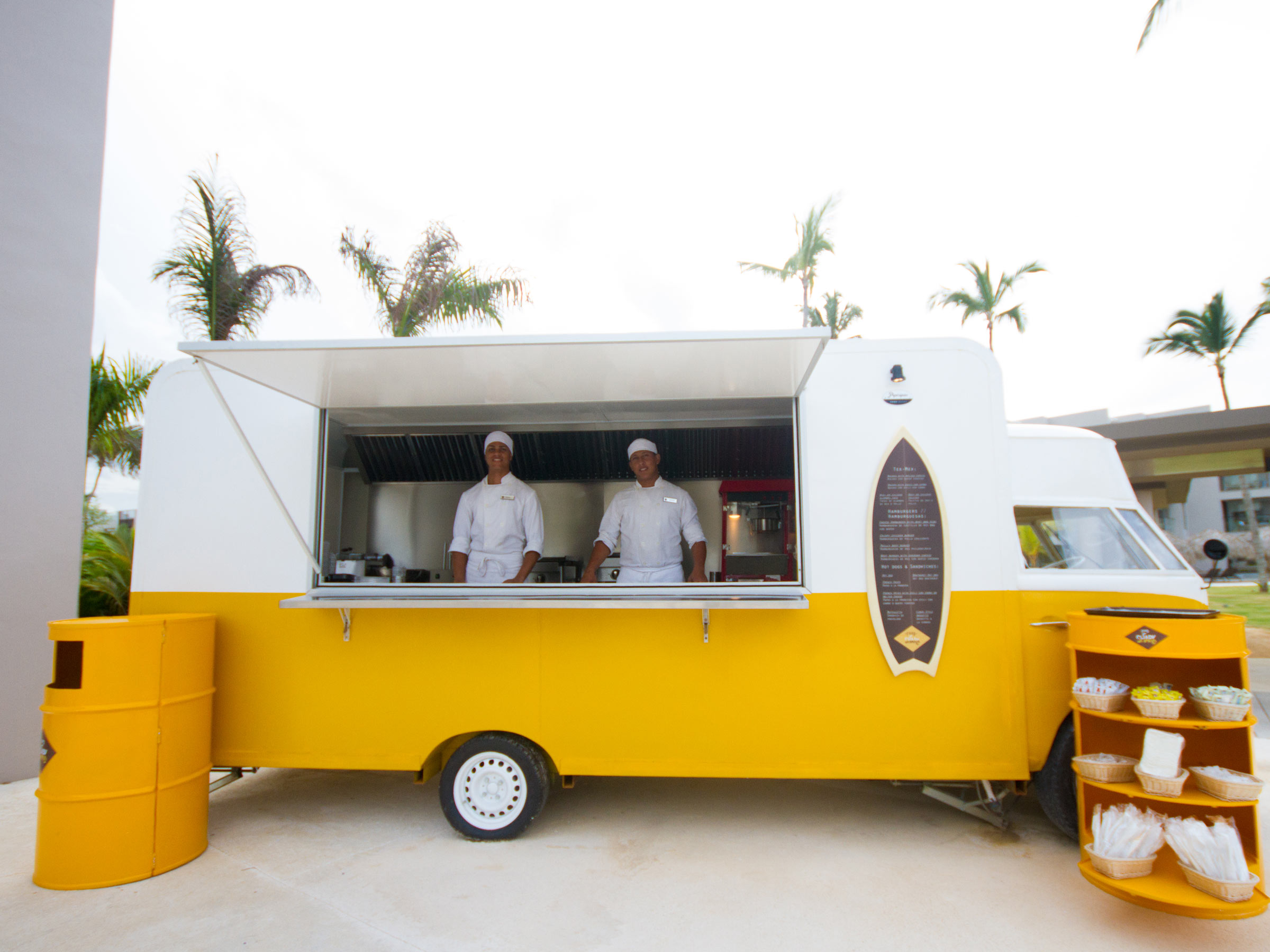 Food Truck at an All Inclusive Resort