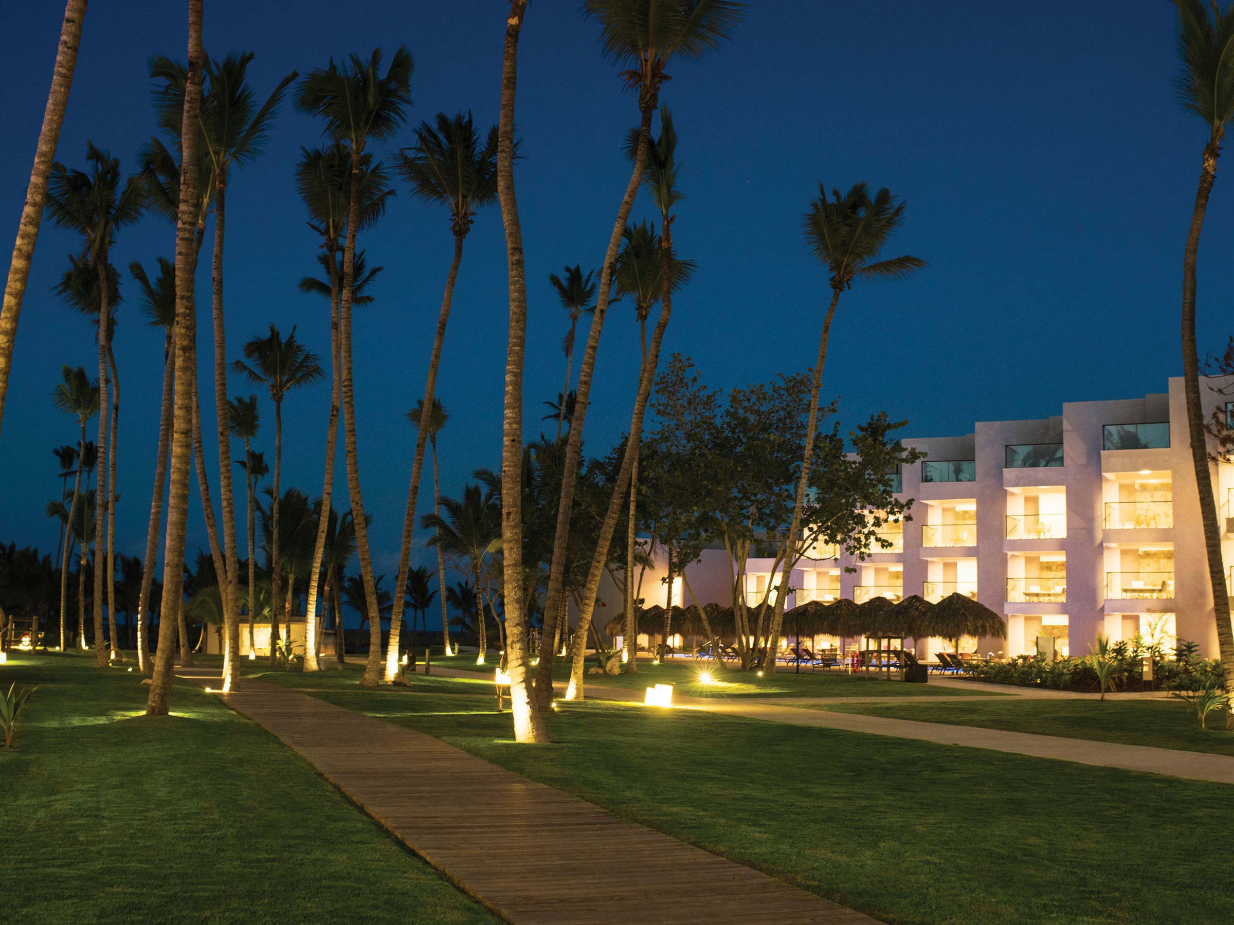 Excellence El Carmen Resort at Night